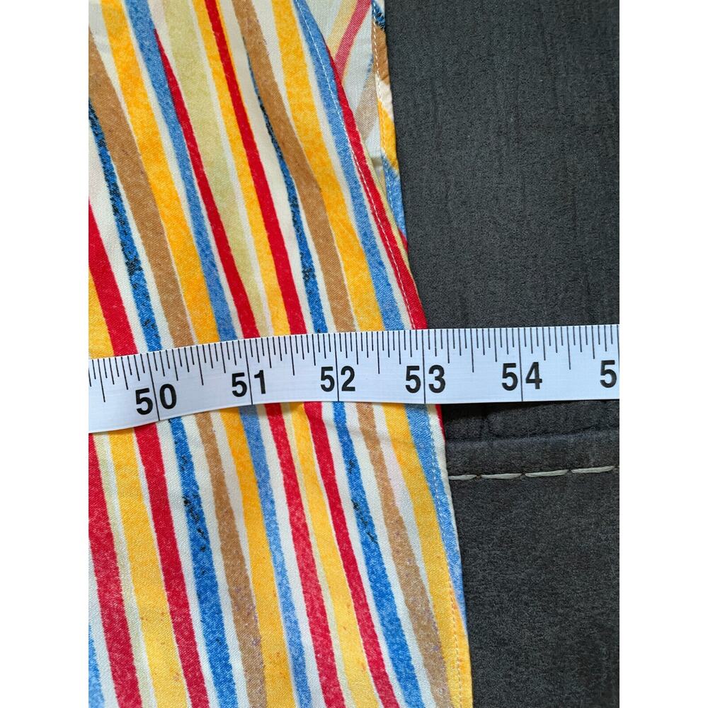 IMAN Global Chic Striped One Sleeve Caftan Maxi Dress Size XS NWT - Picture 3 of 7